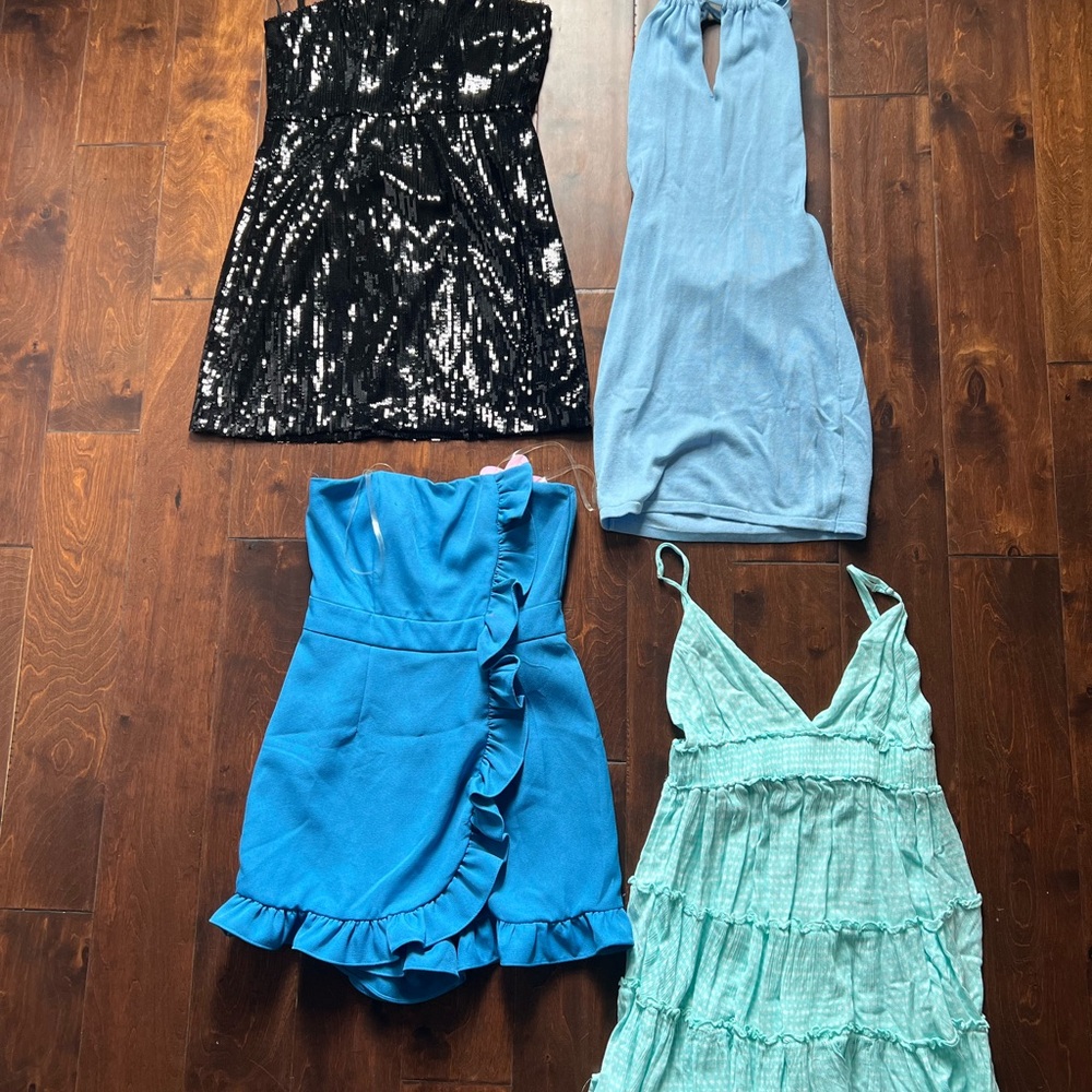 Stylish Dress and Romper Set